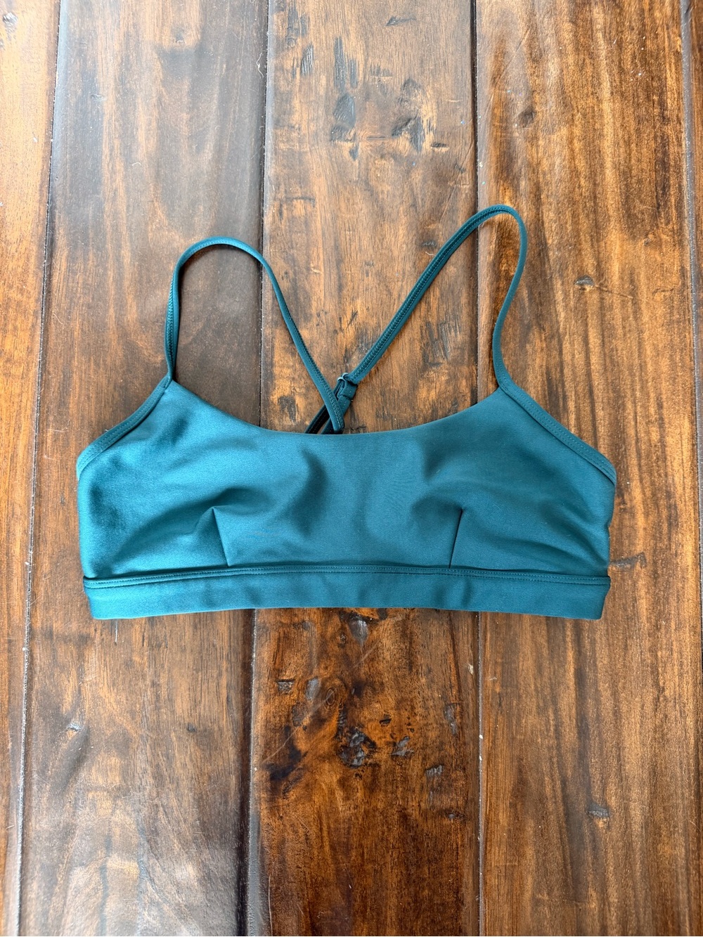 ALO Yoga Teal Strappy Sports Bralette